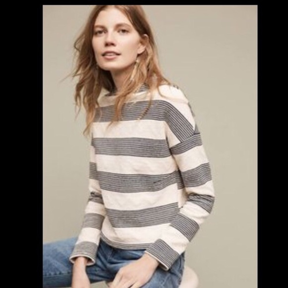 Anthropologie Eri + Ali striped sweater